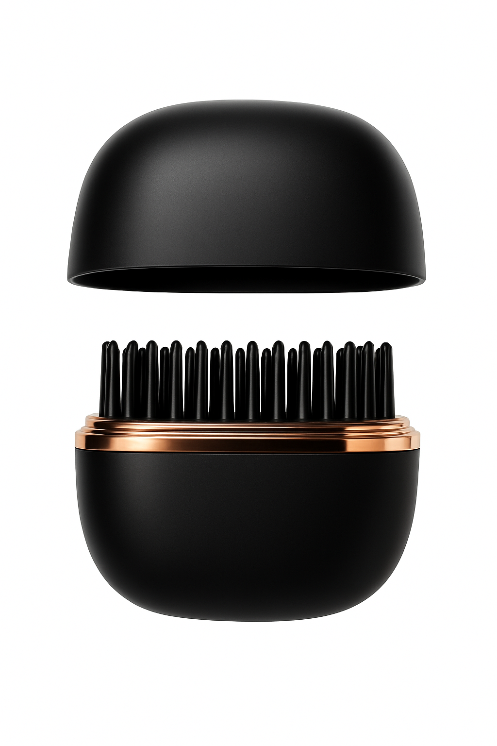 GLAM BRUSH: Mini Trådlös Plattång för Hår och Skägg, Portabel, Kompakt