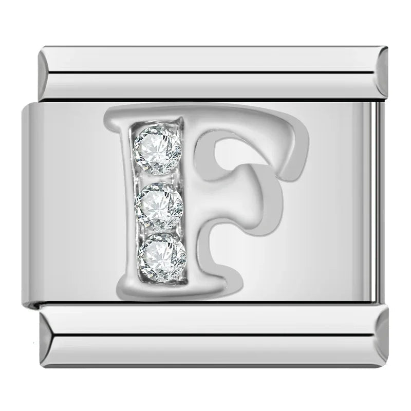 Bokstäver Silver Diamant
