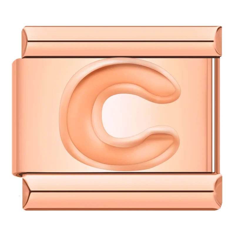 Bokstäver Rosé Guld