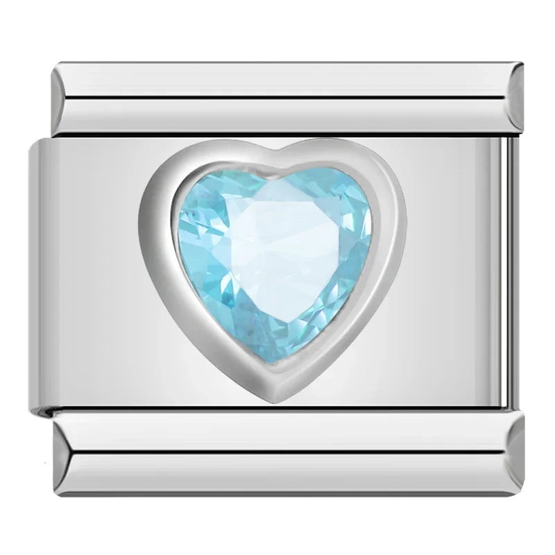 Heart stone - Silver