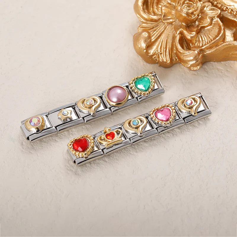 Glow Hearts - silver