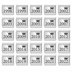 Year 1990~2025 - Silver