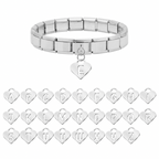 Bokstäver Silver-Hängande