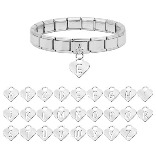 Bokstäver Silver-Hängande