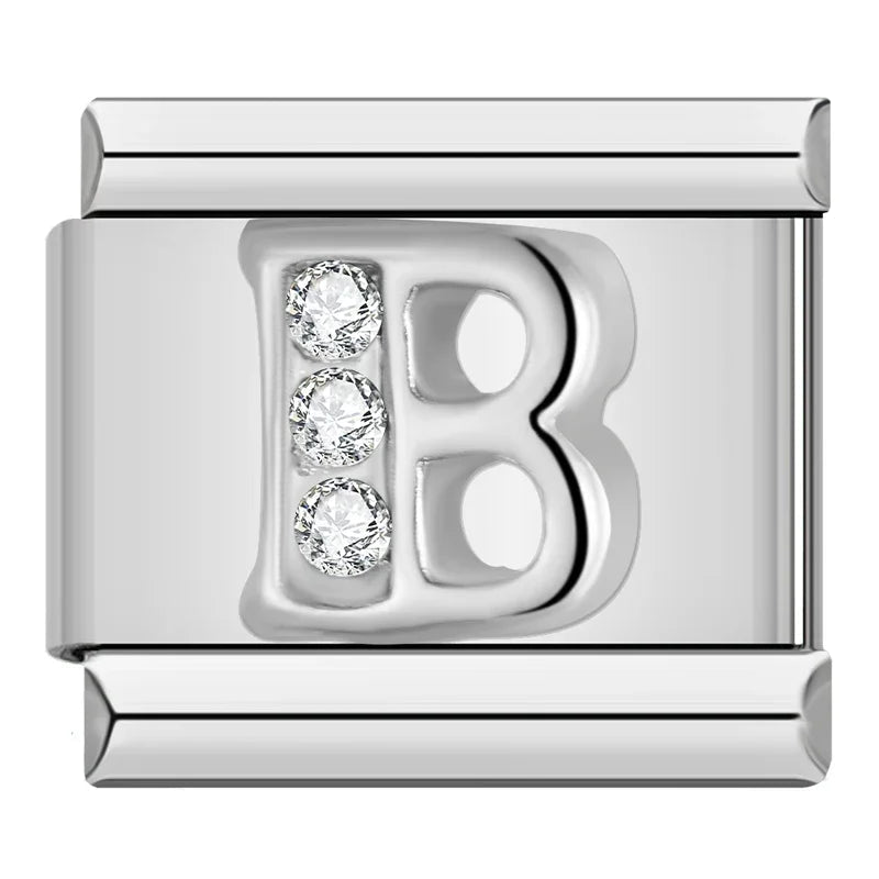 Bokstäver Silver Diamant