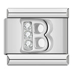 Bokstäver Silver Diamant