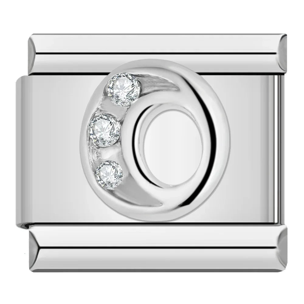 Bokstäver Silver Diamant