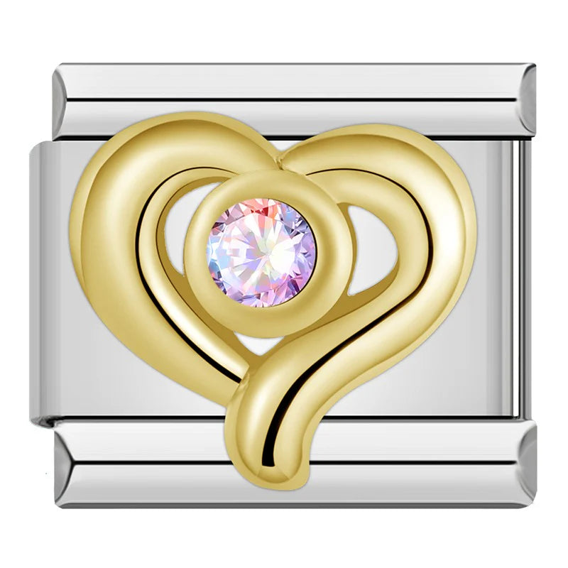 Glow Hearts - silver