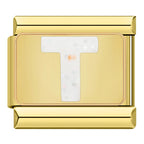 Bokstäver Glitter Guld