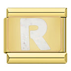 Bokstäver Glitter Guld