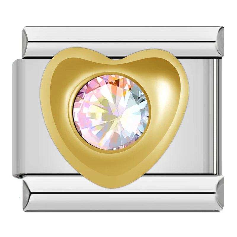 Glow Hearts - silver