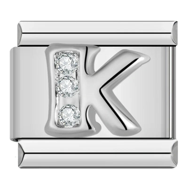 Bokstäver Silver Diamant