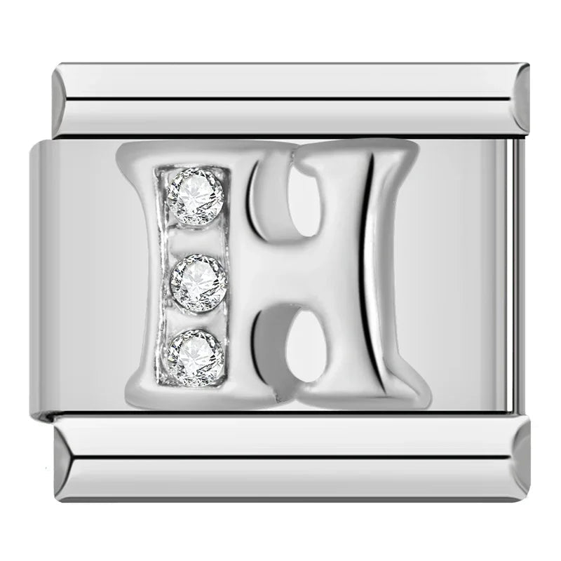 Bokstäver Silver Diamant