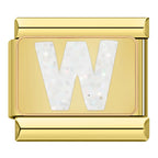 Bokstäver Glitter Guld