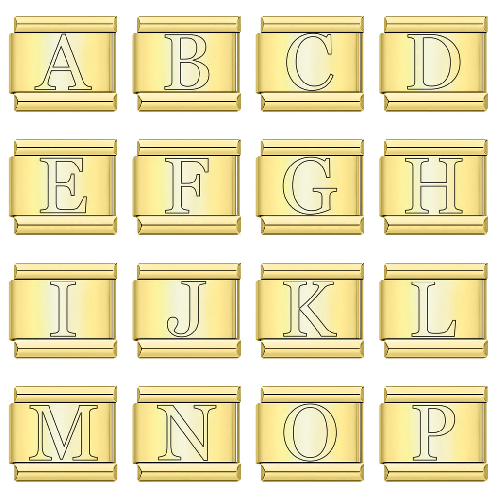 Bokstäver Guld