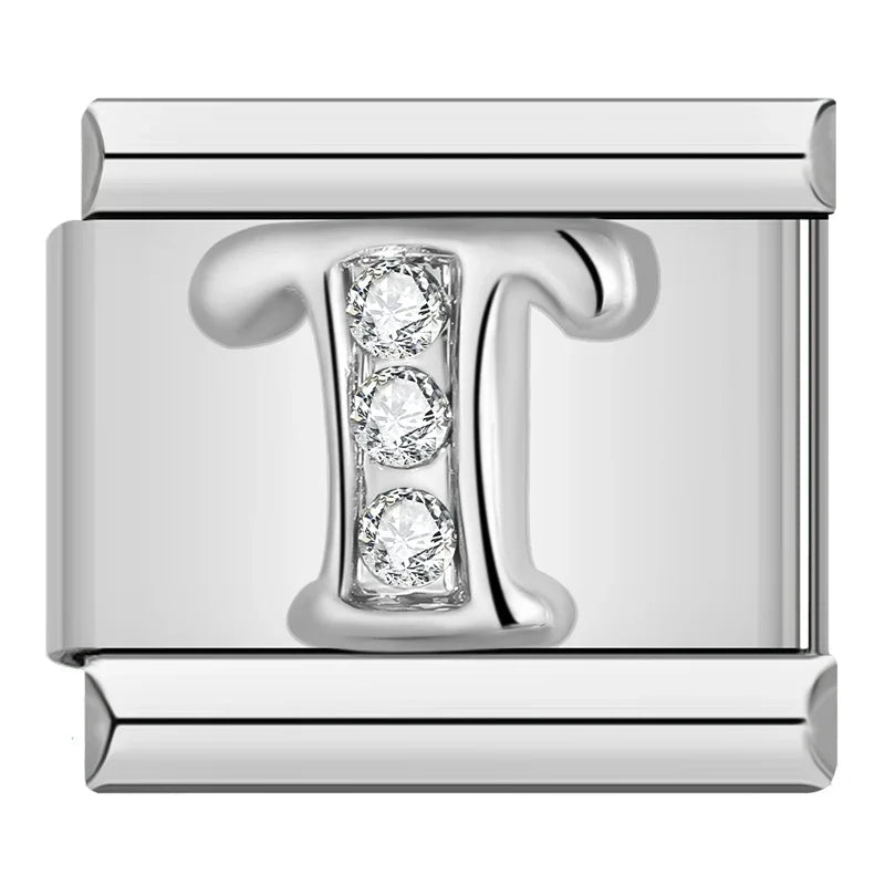 Bokstäver Silver Diamant