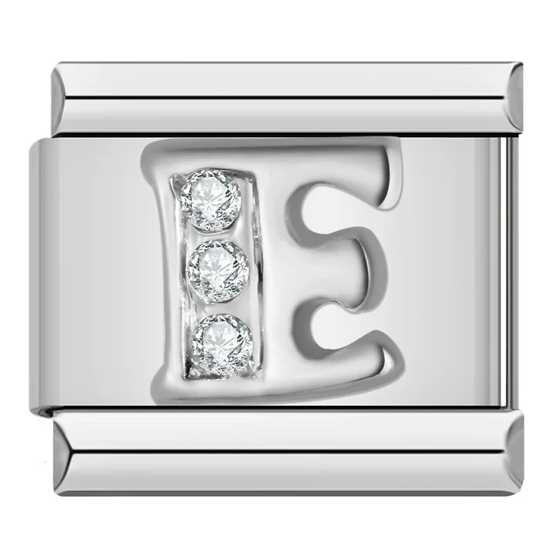 Bokstäver Silver Diamant