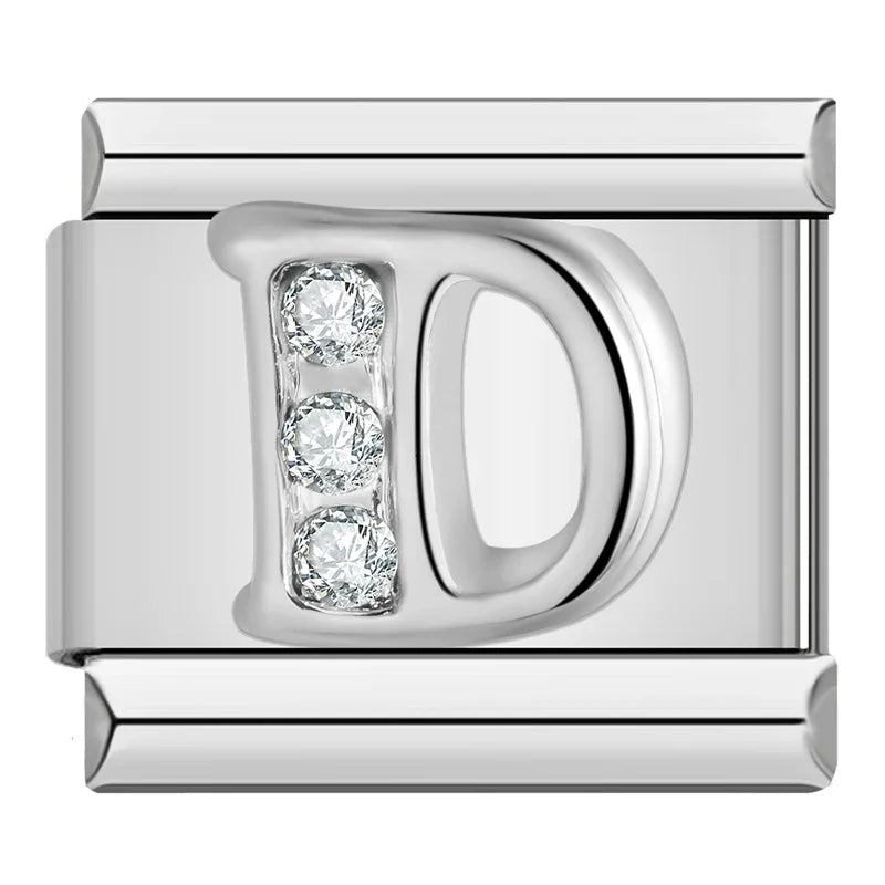 Bokstäver Silver Diamant