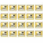 Year 1990~2010 - Guld