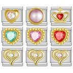 Glow Hearts - silver