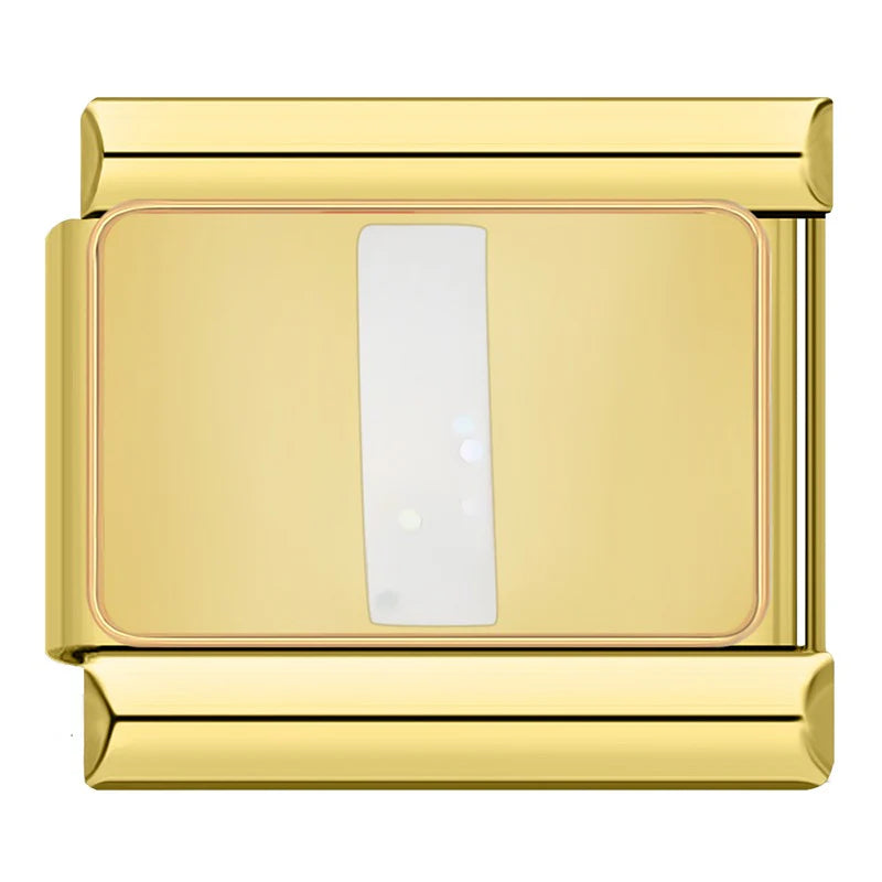 Bokstäver Glitter Guld