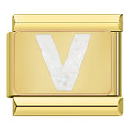 Bokstäver Glitter Guld