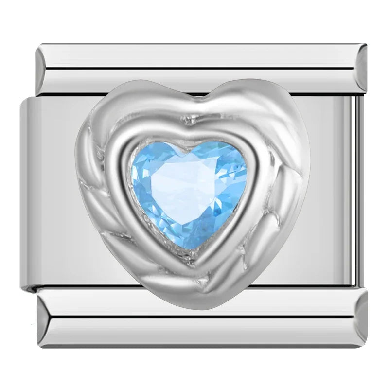Stone heart - Silver