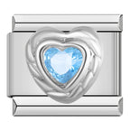 Stone heart - Silver