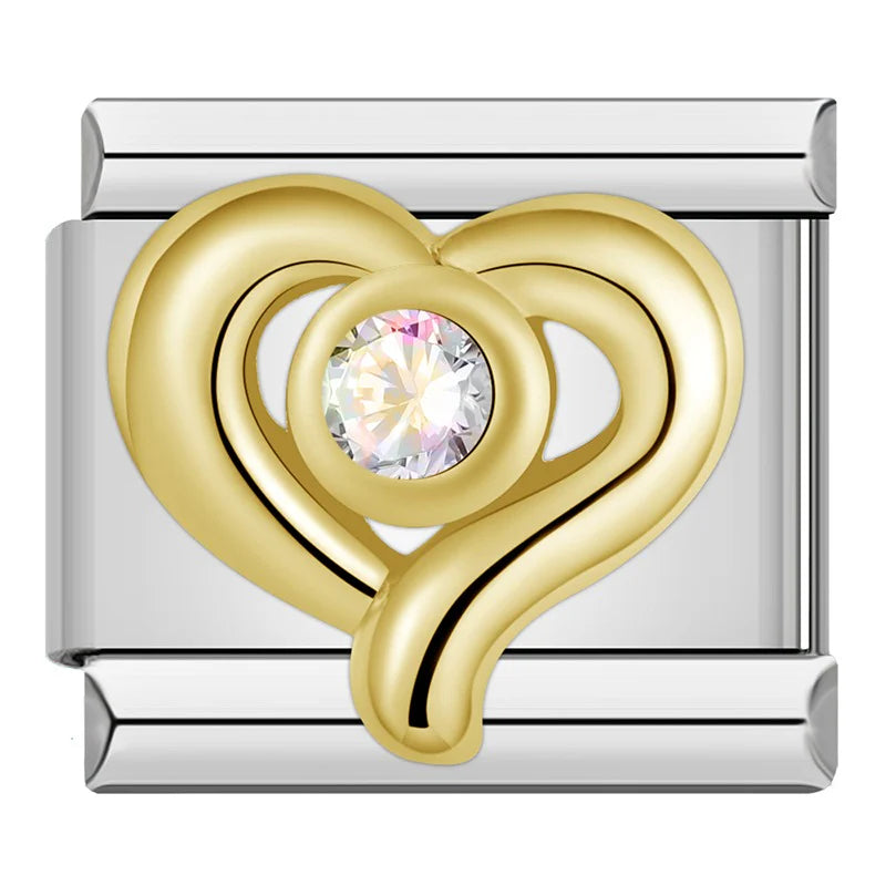 Glow Hearts - silver