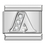 Bokstäver Silver Diamant