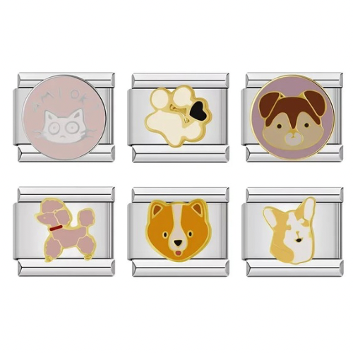 Dog and Cat - Silver