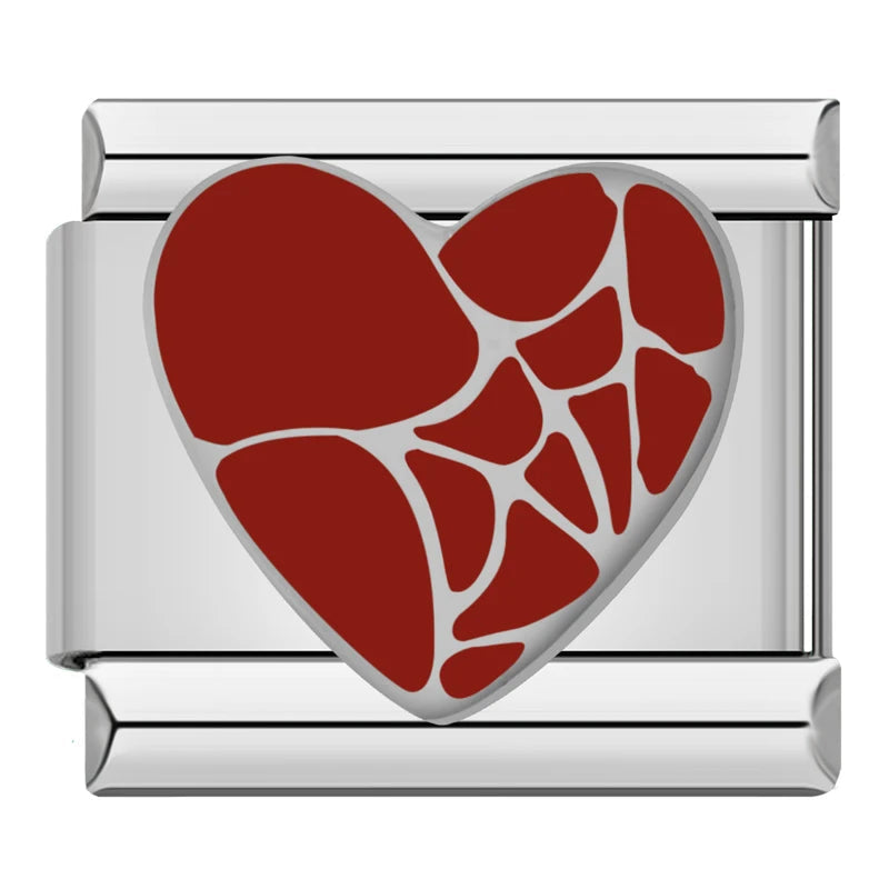 Red Heart - Silver