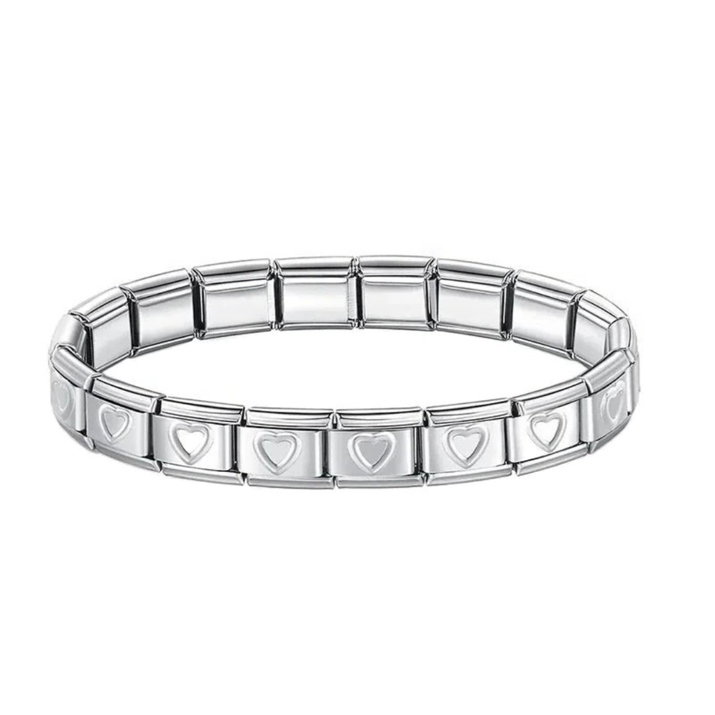 Heart Charm- Armband