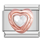 Stone heart - Silver