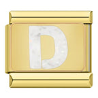 Bokstäver Glitter Guld