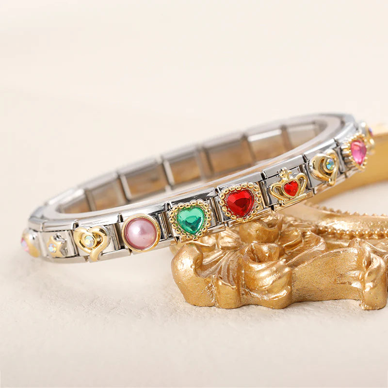 Glow Hearts - silver