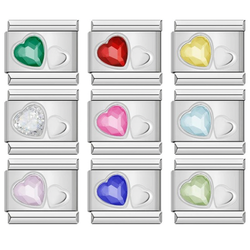 Color Heart - Silver