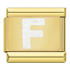 Bokstäver Glitter Guld