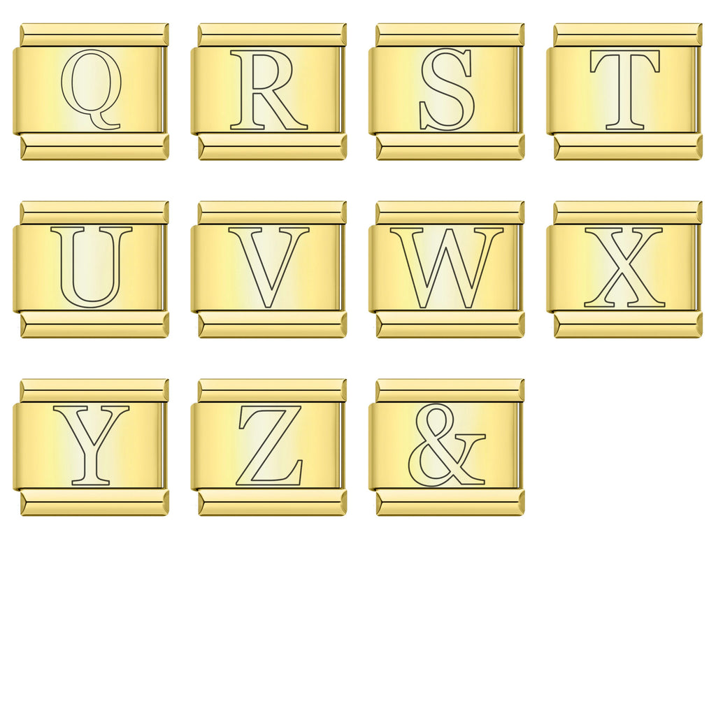 Bokstäver Guld