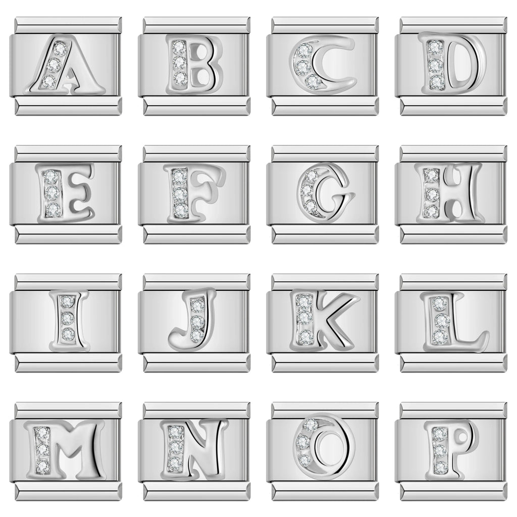 Bokstäver Silver Diamant