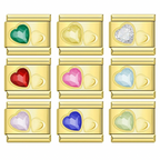 Color Heart - Guld