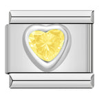 Heart stone - Silver