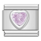 Heart stone - Silver