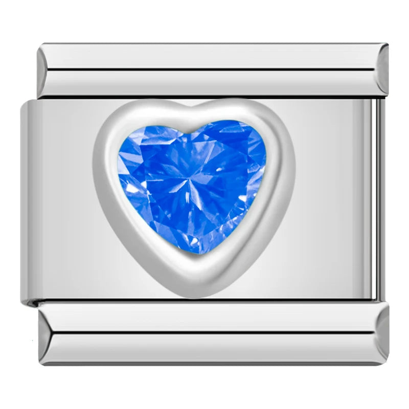 Heart stone - Silver