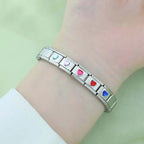 Heart stone - Silver