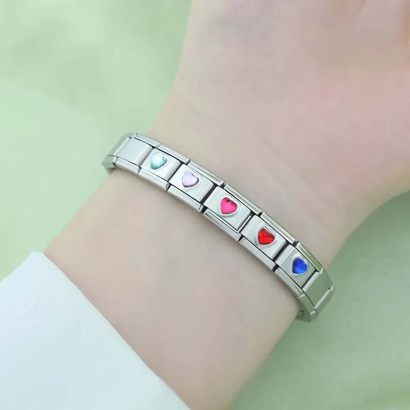 Heart stone - Silver