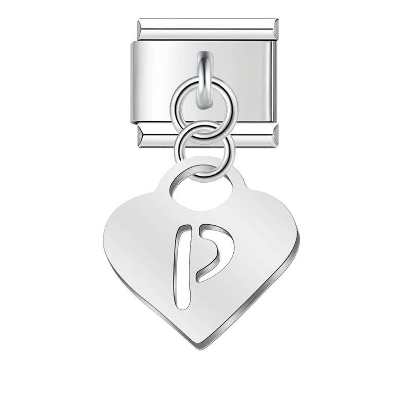 Bokstäver Silver-Hängande