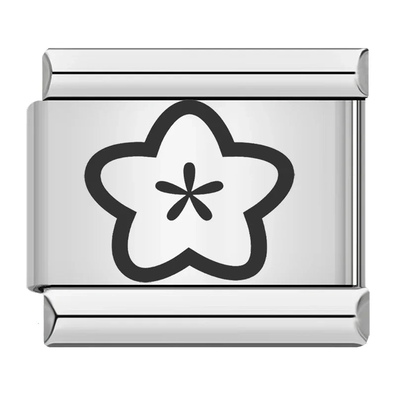 Laser Flower - Silver