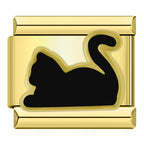 Cat, Dog, Butterfly - Guld