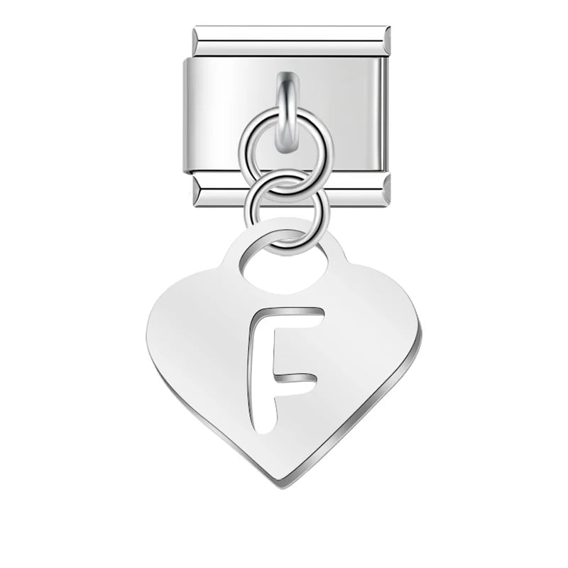 Bokstäver Silver-Hängande